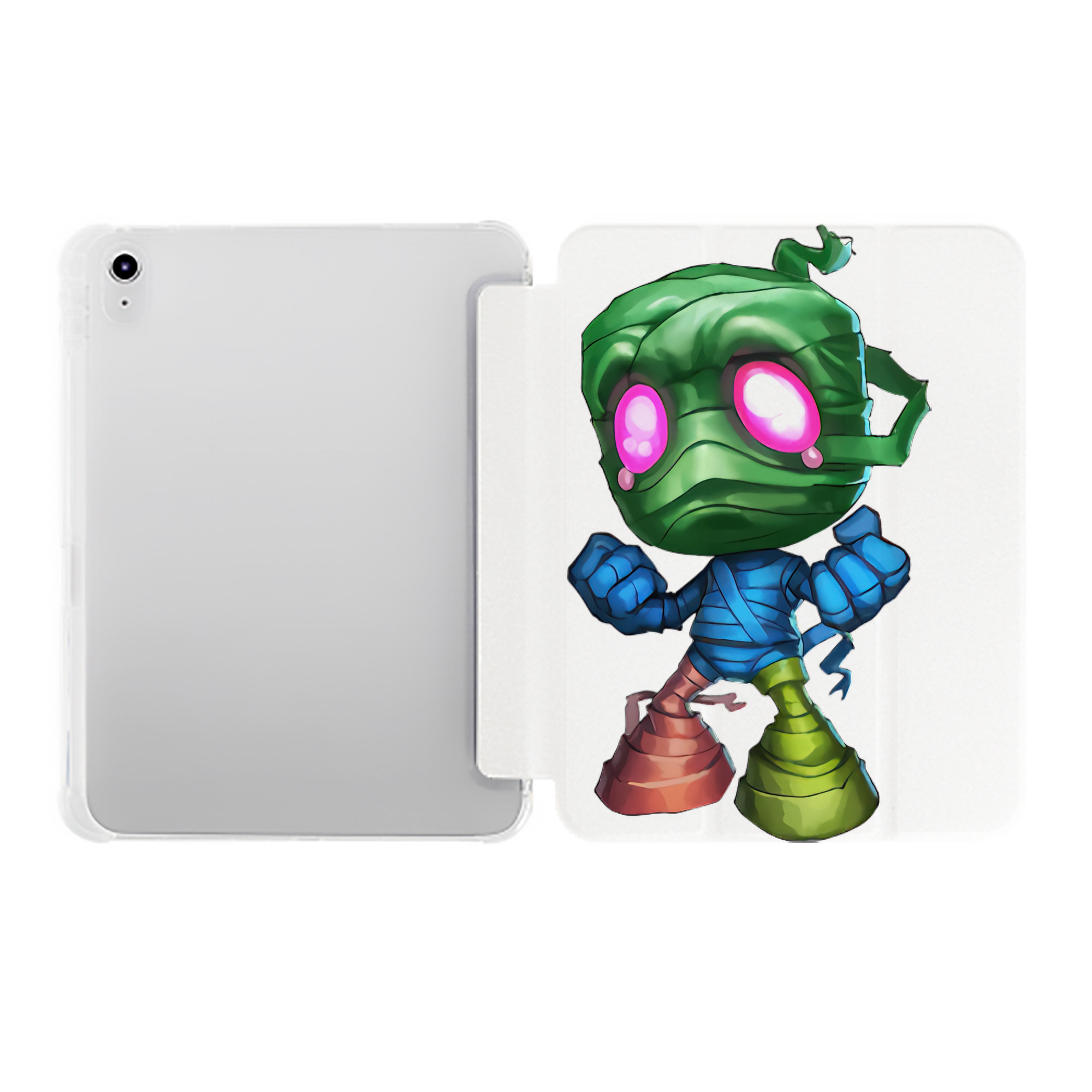 （画像用） リーグ・オブ・レジェンド League of Legends LOL IPad ケース ペン収納付き 三つ折りスタンド PUレザー×シリコン 対応機種9.5/10.5/10.9インチ